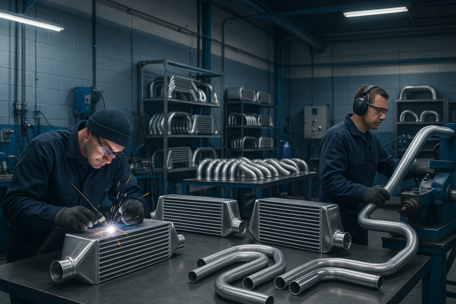 We are a professional manufacturer of intercoolers and bending (welding) processes.